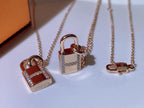 [⭐DORISW] HM ADVANCED NICHE LOCK-HALSKETTE MIT DIAMANTEN