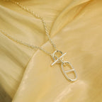 [⭐DORISW] HM CHAINE D'ANCRE PENDANT NECKLACE STERLING SILVER