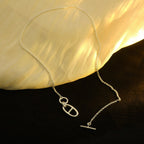 [⭐DORISW] HM CHAINE D'ANCRE PENDANT NECKLACE STERLING SILVER