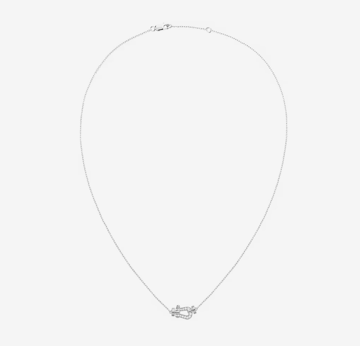 [⭐DORISW] FORCE 10 DIAMANT-SILBER-HALSKETTE MINI-MODELL