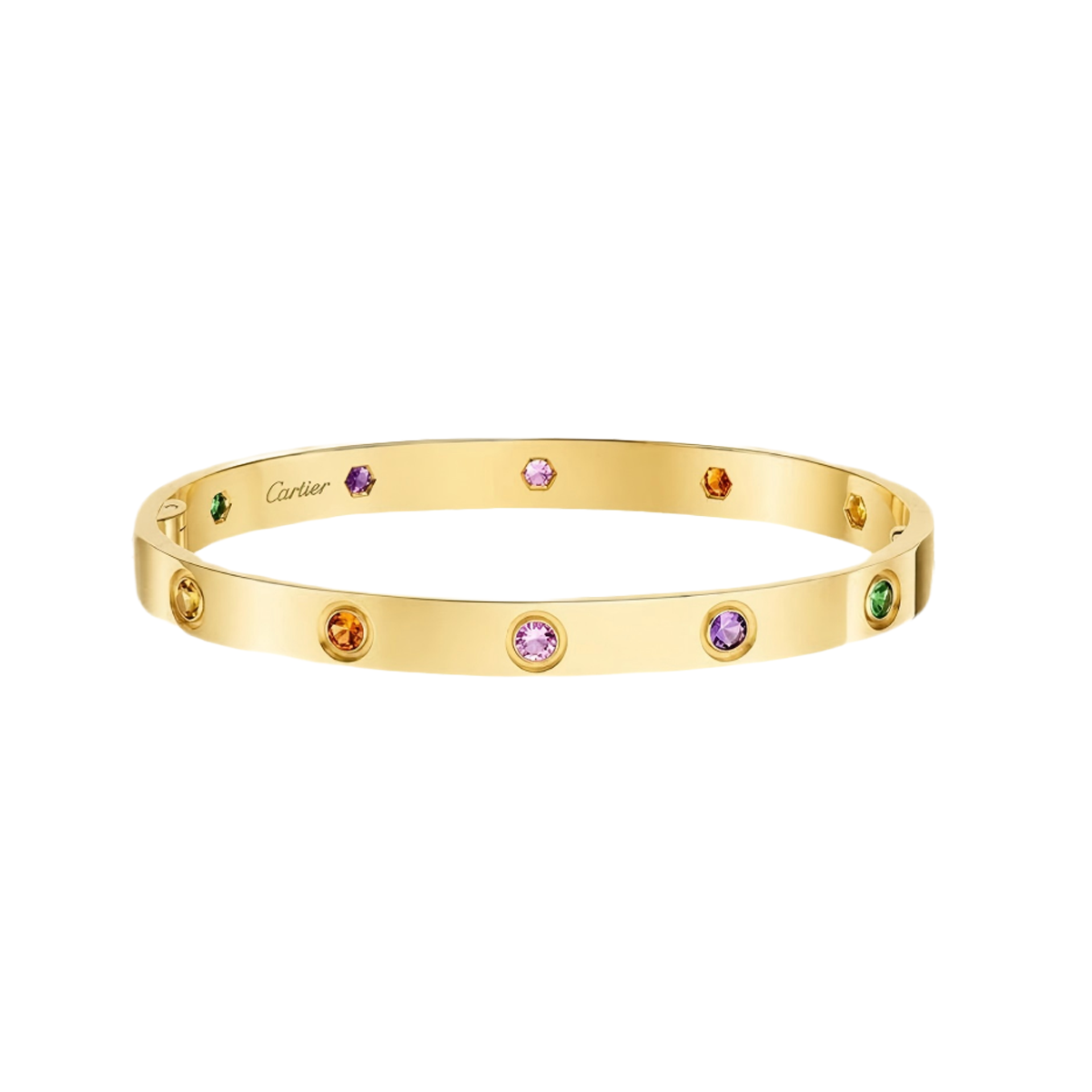 [[⭐DORISW] ] 2026 RAINBOW LOVE ARMBAND 6,1MM 10 DIAMANTEN