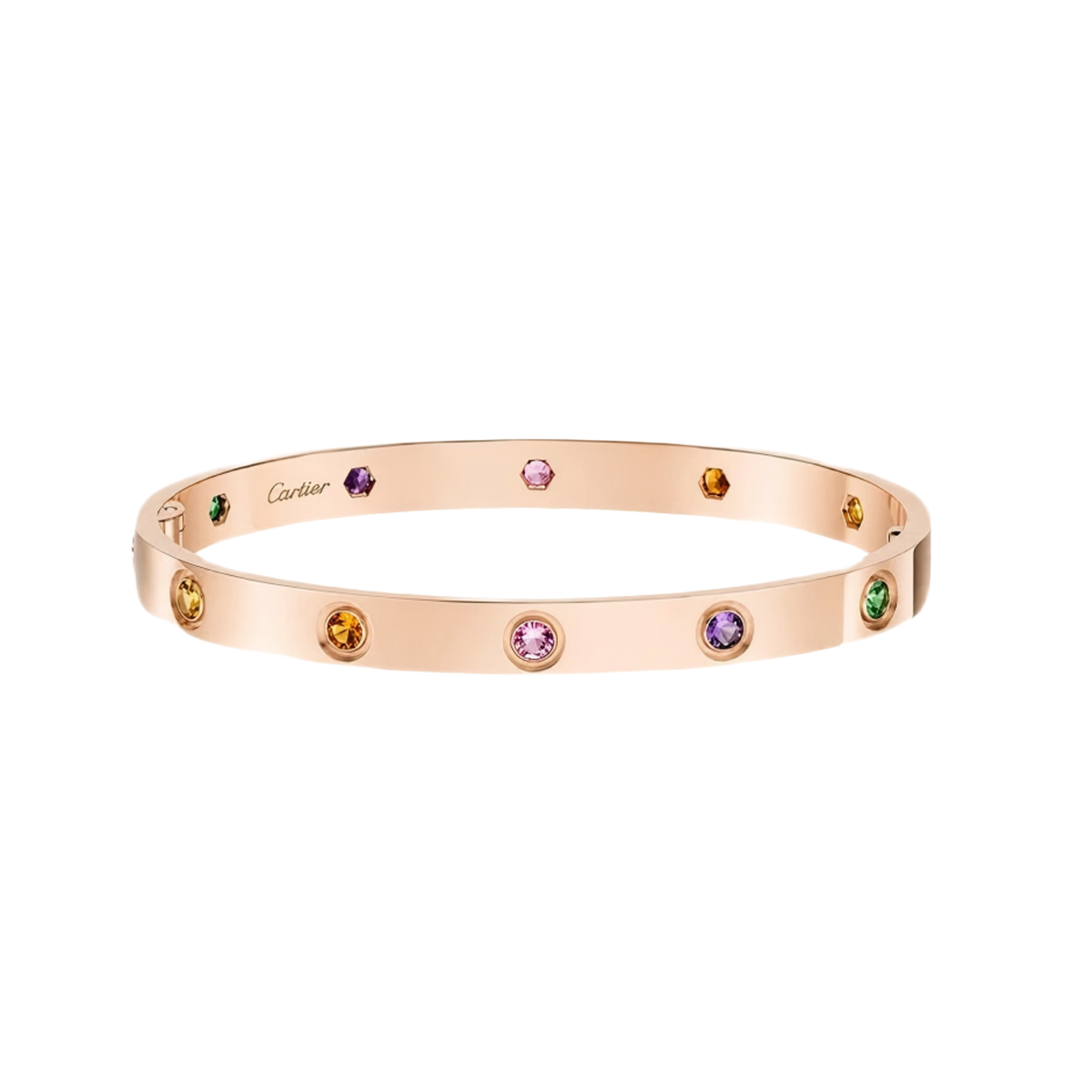 [[⭐DORISW] ] 2026 RAINBOW LOVE ARMBAND 6,1MM 10 DIAMANTEN