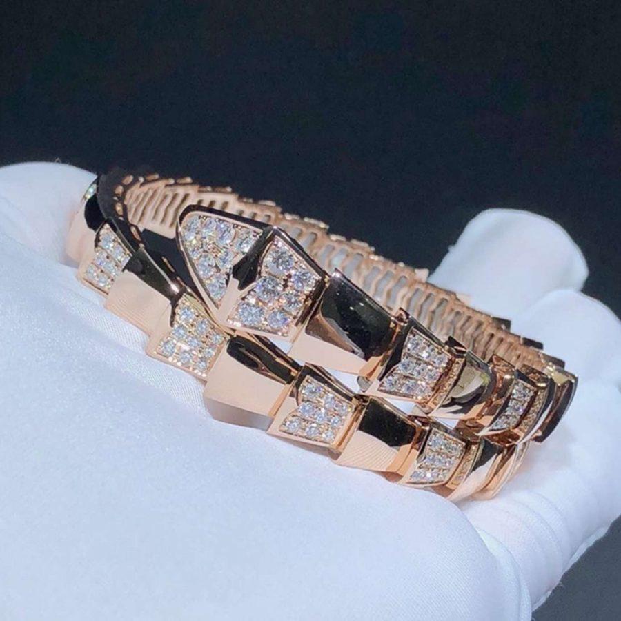 [⭐DORISW]SERPENTI BRACELET PINK GOLD DIAMOND