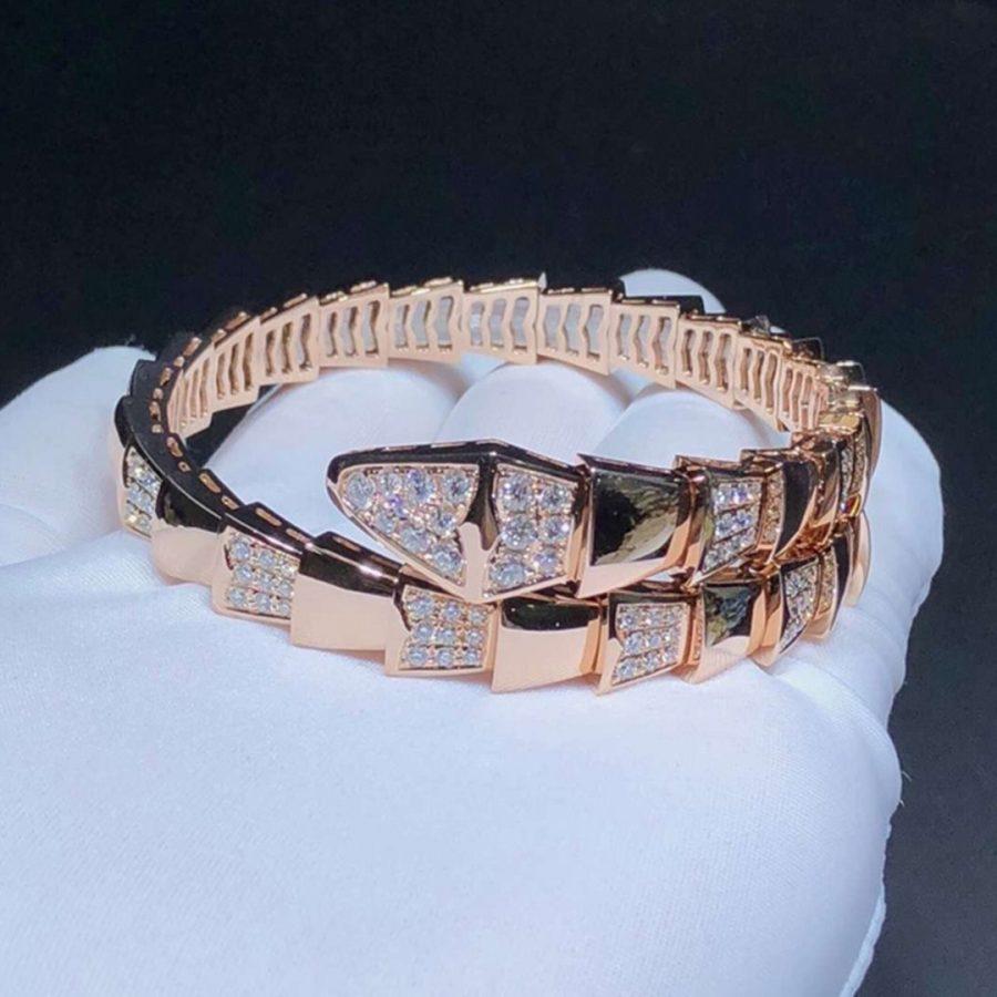 [⭐DORISW]SERPENTI BRACELET PINK GOLD DIAMOND