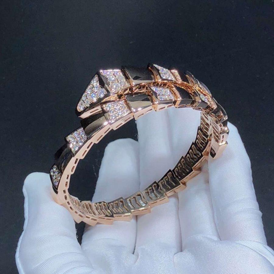 [⭐DORISW]SERPENTI BRACELET PINK GOLD DIAMOND