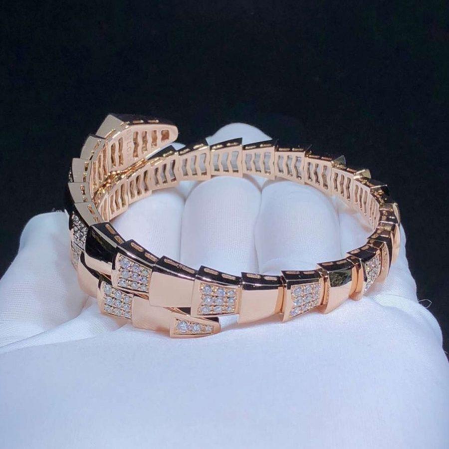 [⭐DORISW]SERPENTI BRACELET PINK GOLD DIAMOND