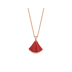 [⭐DORISW]ドリームネックレス カーネリアン 1ダイヤモンド