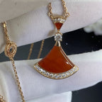 [⭐DORISW]DREAM NECKLACE CARNELIAN DIAMOND