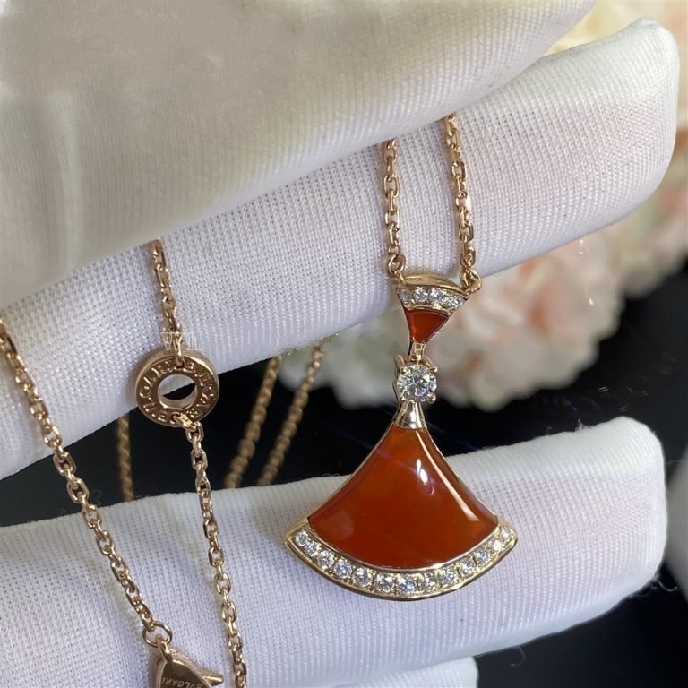 [⭐DORISW]DREAM NECKLACE CARNELIAN DIAMOND