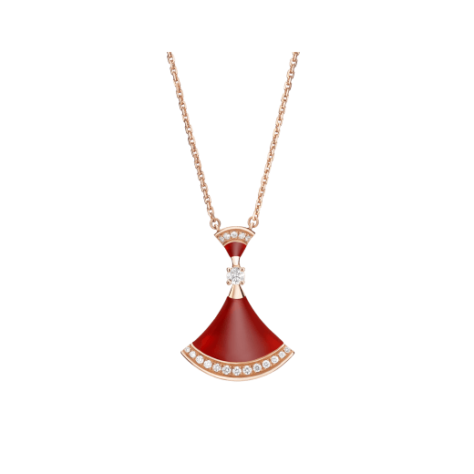 [⭐DORISW]DREAM NECKLACE CARNELIAN DIAMOND