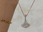 [⭐DORISW]DREAM NECKLACE MOP PINK GOLD DIAMOND