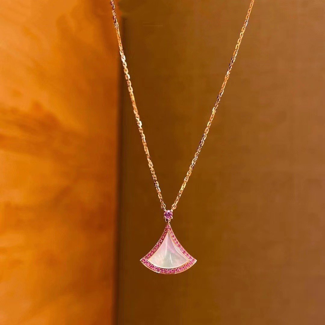 [⭐DORISW]DREAM NECKLACE MOP DIAMOND PINK