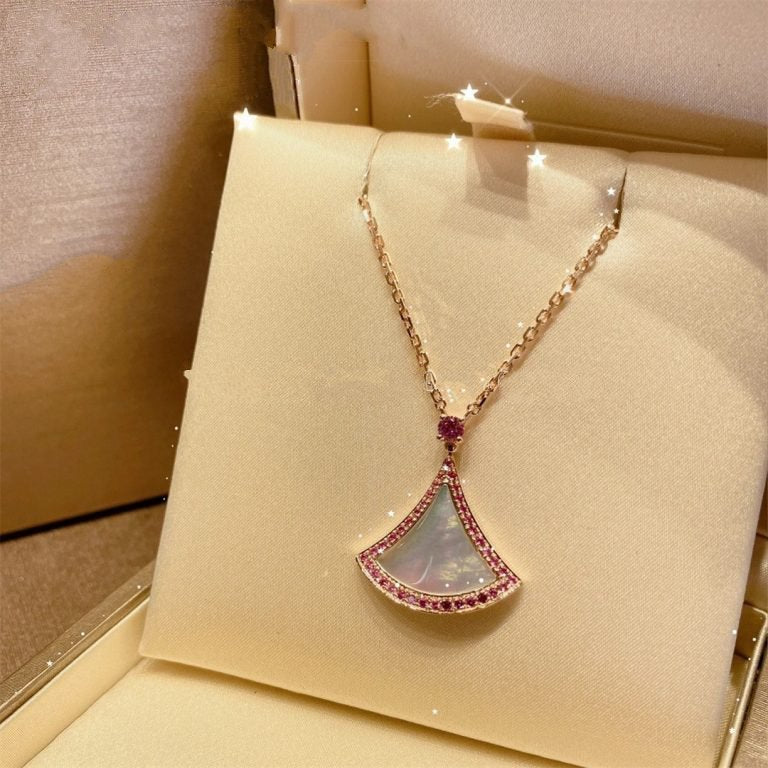 [⭐DORISW]DREAM NECKLACE MOP DIAMOND PINK