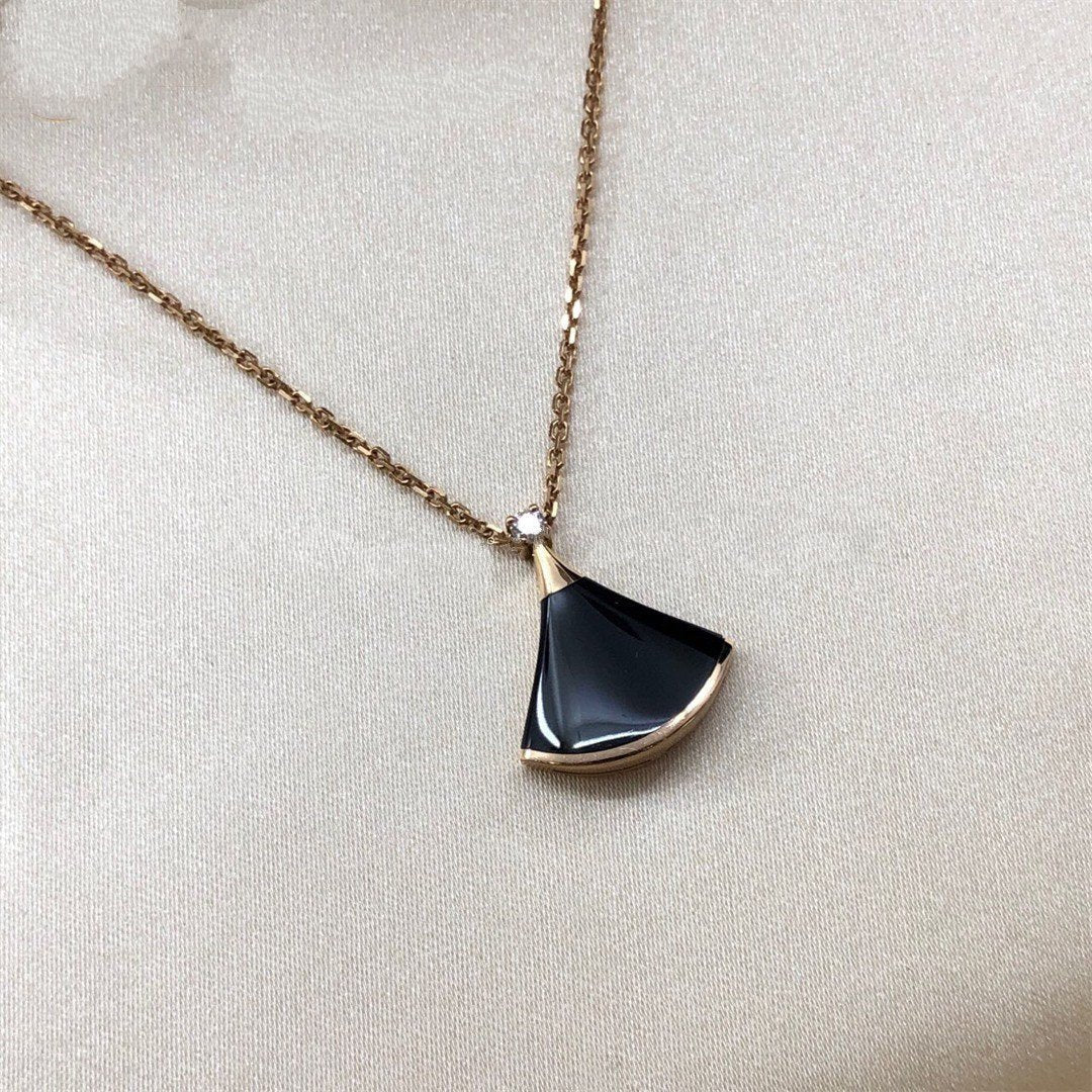 [⭐DORISW]DREAM NECKLACE ONYX 1 DIAMOND