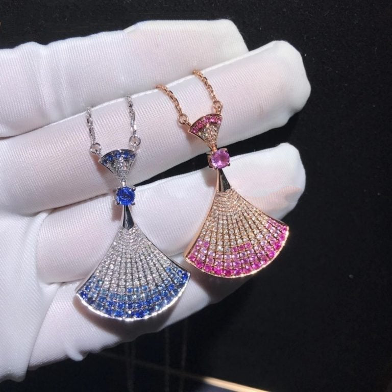 [⭐DORISW]DREAM NECKLACK DIAMOND PINK GOLD