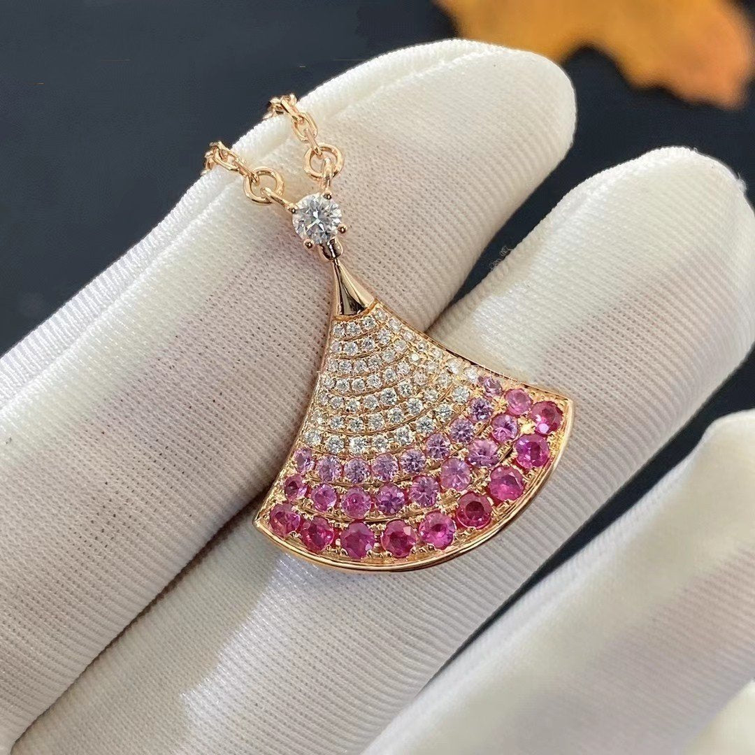 [⭐DORISW]DREAM NECKLACE PINK GOLD PINK DIAMOND