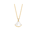 [⭐DORISW]ドリームネックレス ホワイトMOP ゴールド 1ダイヤモンド