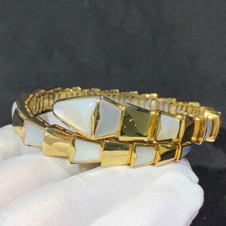 [⭐DORISW]SERPENTI BRACELET MOP GOLD