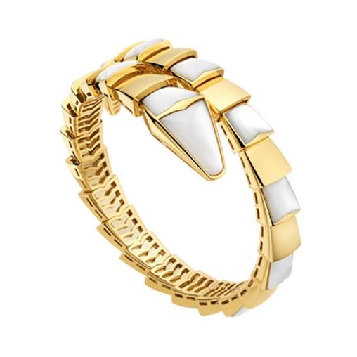 [⭐DORISW]SERPENTI ARMBAND PERLMUTT GOLD