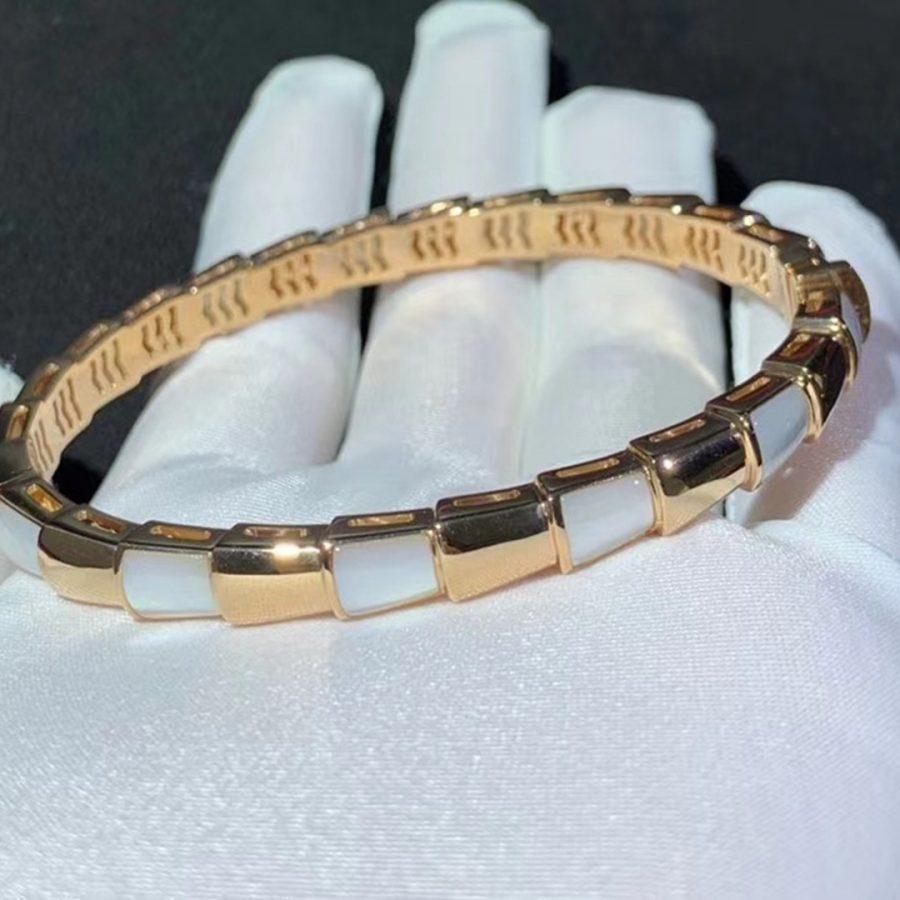 [⭐DORISW]SERPENTI ARMBAND ROSÉGOLD PERLMUTT