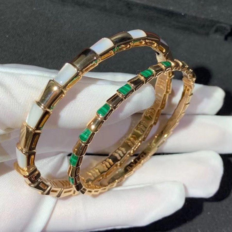 [⭐DORISW]SERPENTI BRACELET PINK GOLD MOP