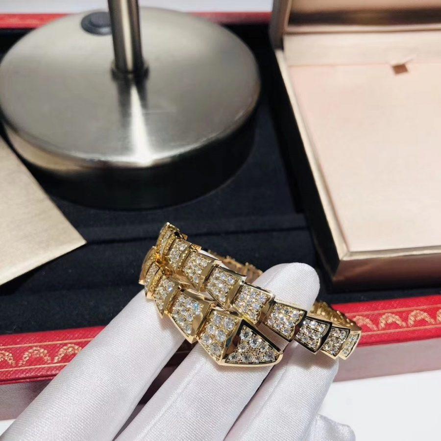 [⭐DORISW]SERPENTI BRACELET 8MM GOLD DIAMOND