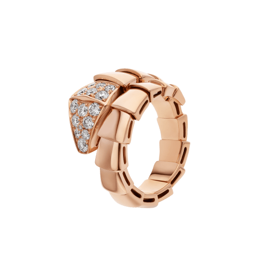 [⭐DORISW]SERPENTI-RING ROSÉGOLD DIAMANT