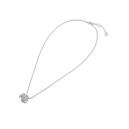 [⭐DORISW]SERPENTI HALSKETTE DOPPELRING DIAMANT