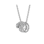[⭐DORISW]SERPENTI  NECKLACE DOUBLE RING DIAMOND