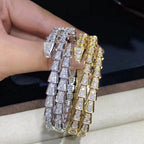 [⭐DORISW]SERPENTI BRACELET GOLD DIAMOND DOUBLE ROW