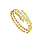[⭐DORISW]SERPENTI BRACELET GOLD DIAMOND DOUBLE ROW