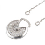 [⭐DORISW] AMULETTE SILBER VOLLDIAMANT-HALSKETTE