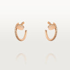 [⭐DORISW] ジュスト イヤリング 12.75MM ピンクゴールド ダイヤモンド