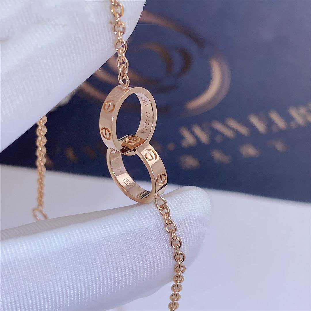 [⭐DORISW] LOVE BRACELET DOUBLE RING