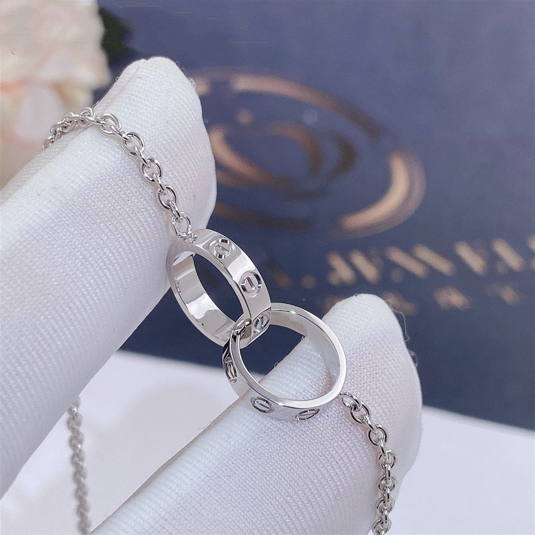 [⭐DORISW] LOVE BRACELET DOUBLE RING