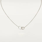 [⭐DORISW] LOVE NECKLACE PINK GOLD AND SILVER