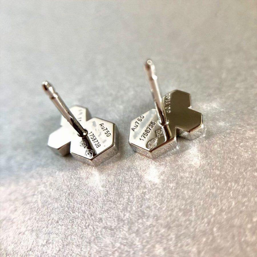 [⭐DORISW] BEE LOVE SILVER DIAMOND EARRINGS