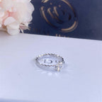 [⭐DORISW] BEE LOVE RING SILVER 1 DIAMOND