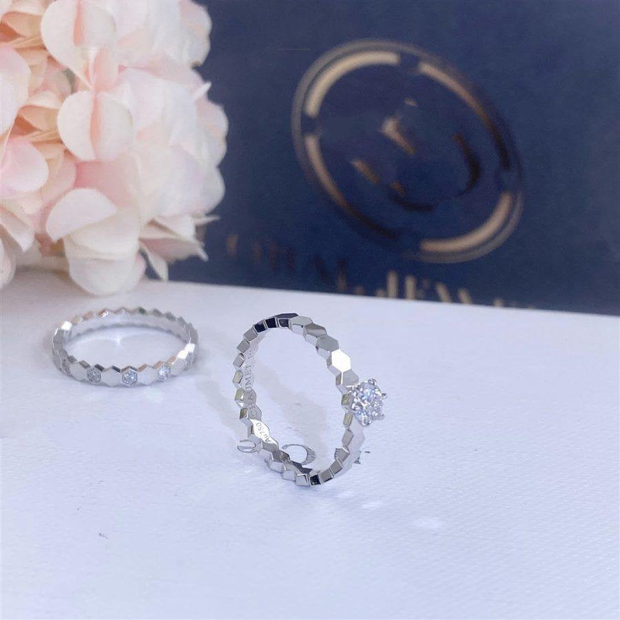 [⭐DORISW] BEE LOVE RING SILVER 1 DIAMOND