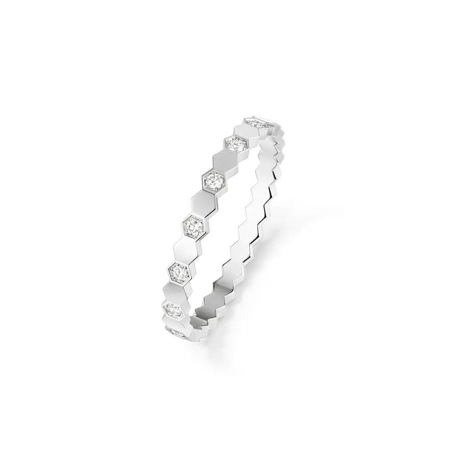 [⭐DORISW] BEE LOVE RING SILVER DIAMOND