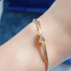 [⭐DORISW] ARMBAND-SET ROSÉGOLD DIAMANTEN