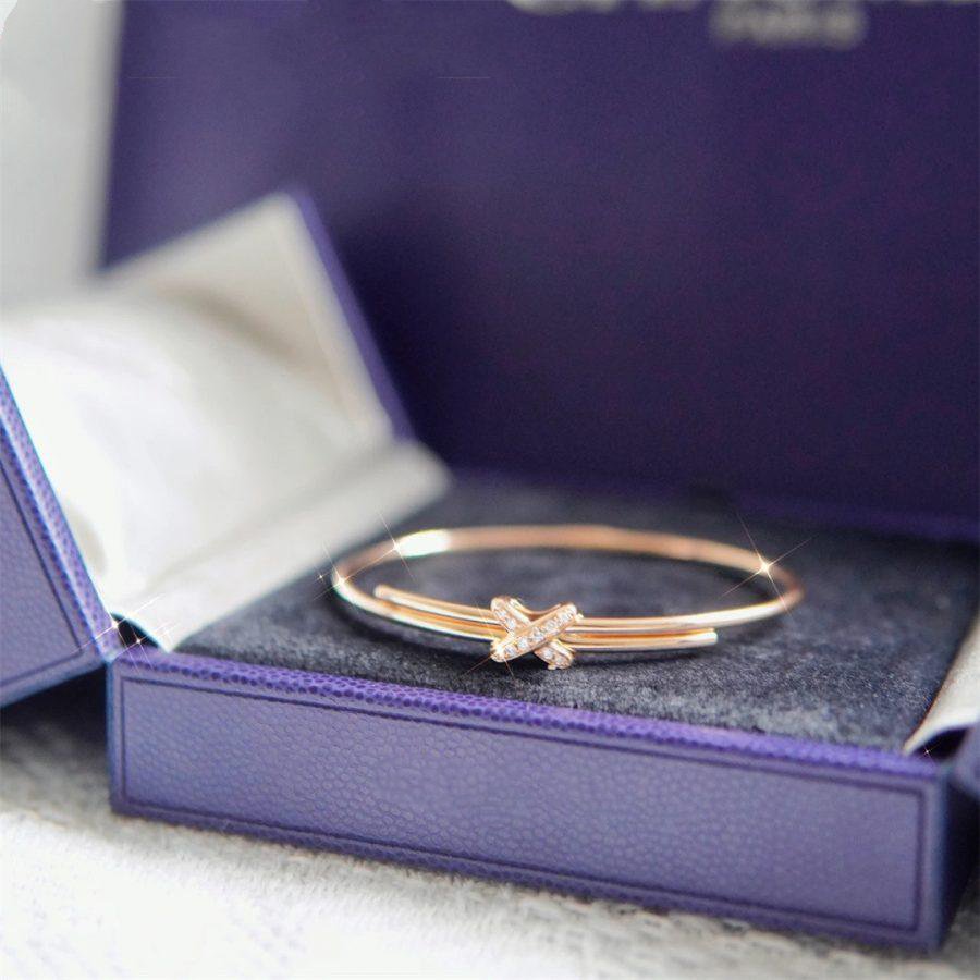 [⭐DORISW] ARMBAND-SET ROSÉGOLD DIAMANTEN