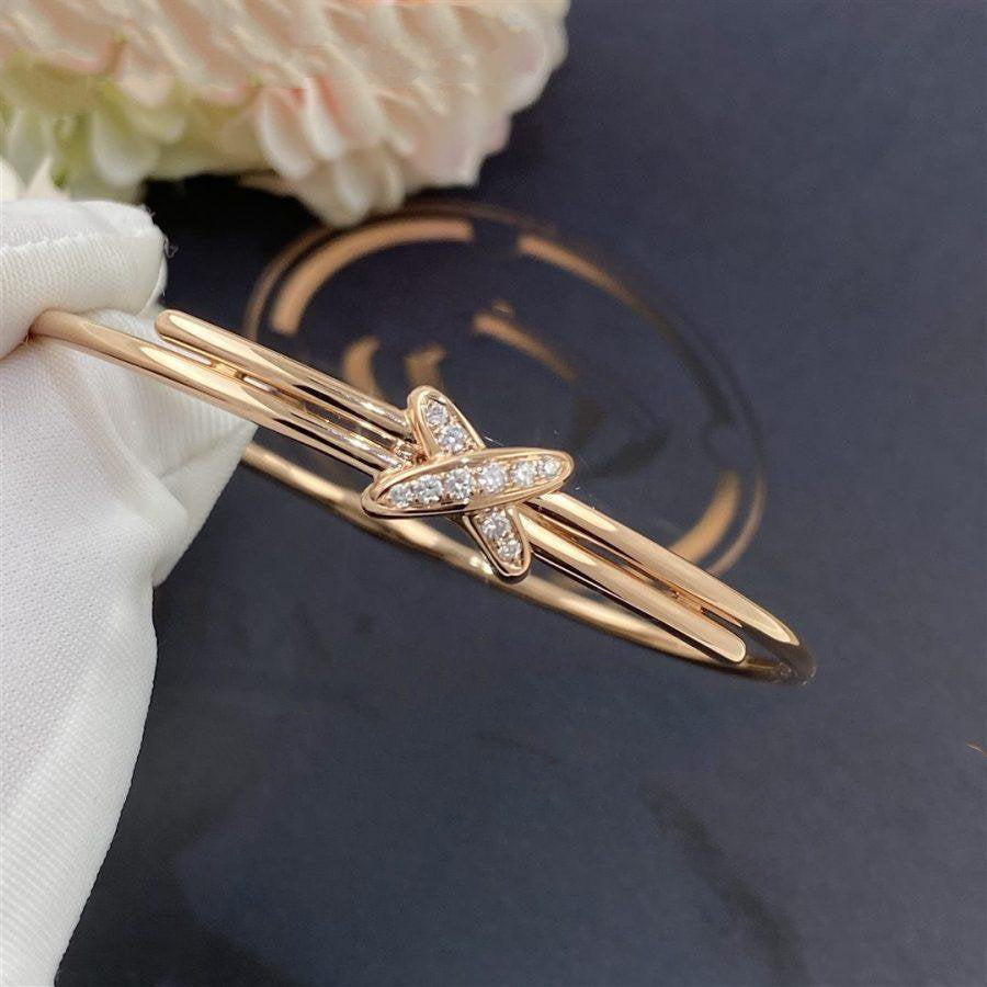 [⭐DORISW] ARMBAND-SET ROSÉGOLD DIAMANTEN