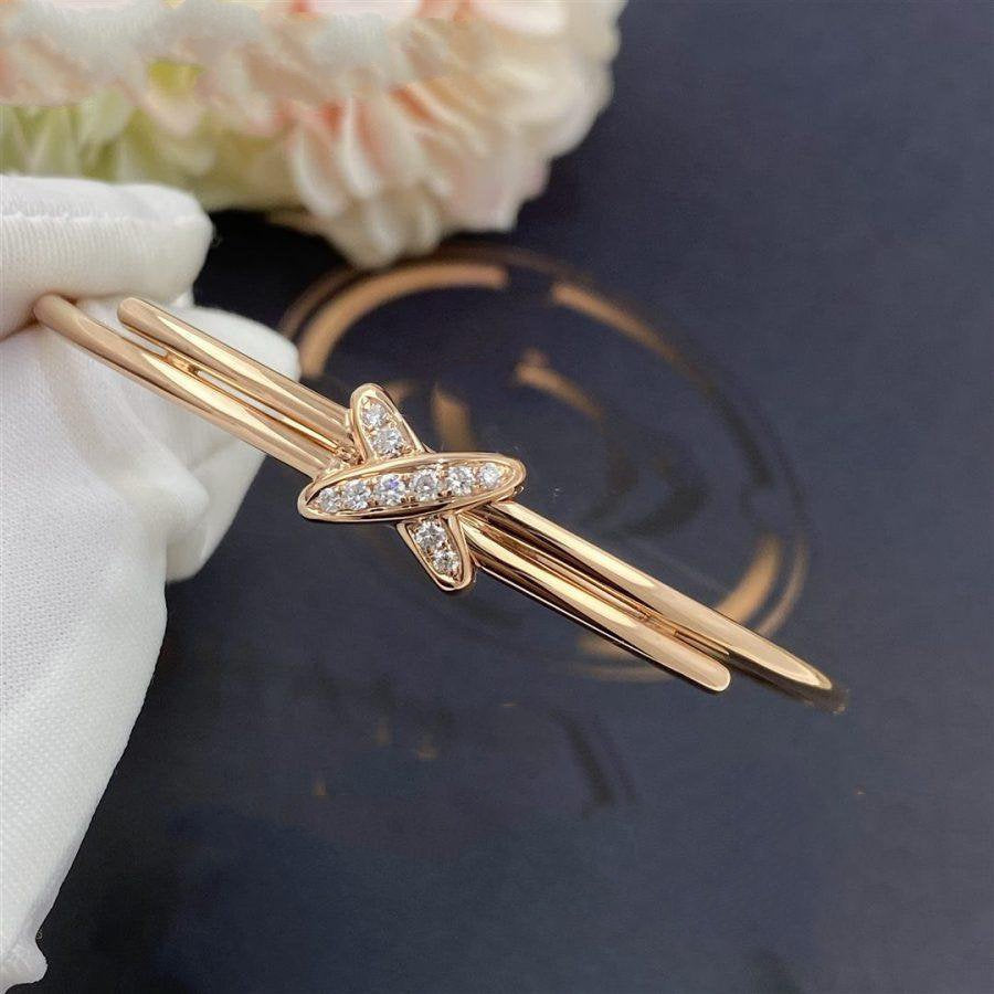 [⭐DORISW] ARMBAND-SET ROSÉGOLD DIAMANTEN