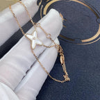 [⭐DORISW] JEUX BRACELET WHITE MOP PINK GOLD 1 DIAMOND