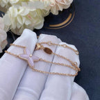 [⭐DORISW] JEUX BRACELET PINK MOP PINK GOLD 1 DIAMOND