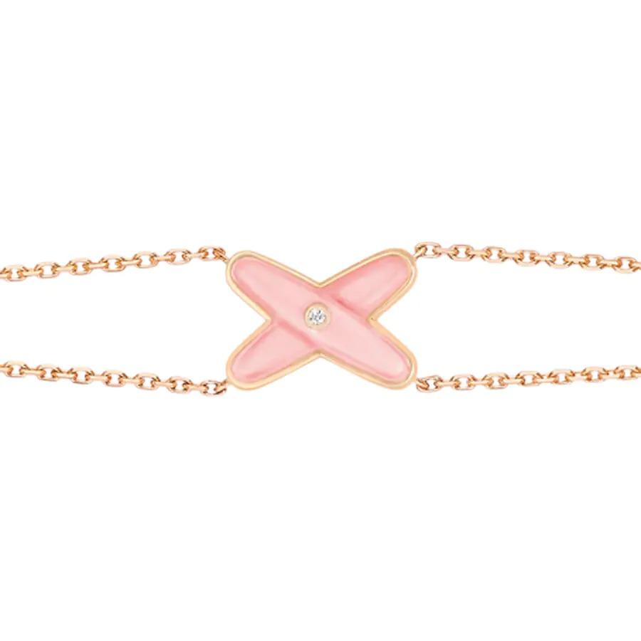 [⭐DORISW] JEUX BRACELET PINK MOP PINK GOLD 1 DIAMOND