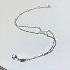 [⭐DORISW] JEUX BRACELET WHITE MOP SILVER 1 DIAMOND
