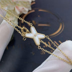 [⭐DORISW] JEUX ARMBAND WEISSES PERLMUTT GOLD 1 DIAMANT