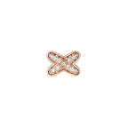 [⭐DORISW] SET AUS ROSÉGOLD-DIAMANT-OHRRINGEN